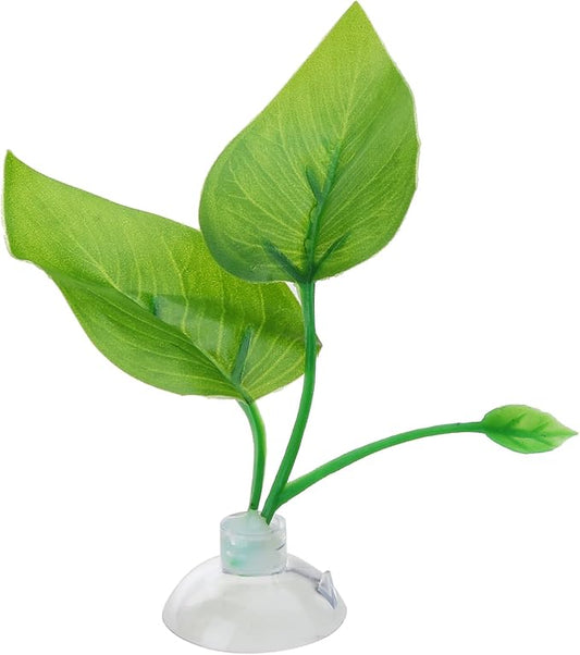 Betta Fish Leaf Pad Double Leaf Hammock Resting Bed Safe Natural Environment BettaFish Spawning Pad Aquariums Decoration Aquariums Decoration for Betta Fish