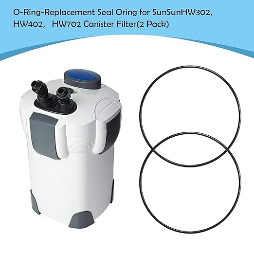 Canister Filter O Ring for SunSun HW302, HW402, HW702 (2PCS