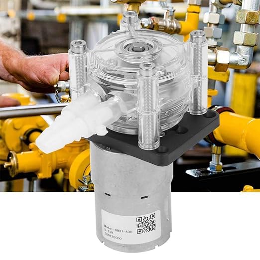 Peristaltic Pump Large, DC12V Strong Suction, Modern Style, Polycarbonate Material, 0-400ml/min Flow Rate