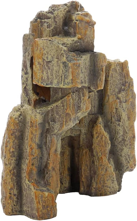 Mühlan Zoo Hobby Fossil Rock 1, 14x8x15 cm Deco, Rocks, Lava