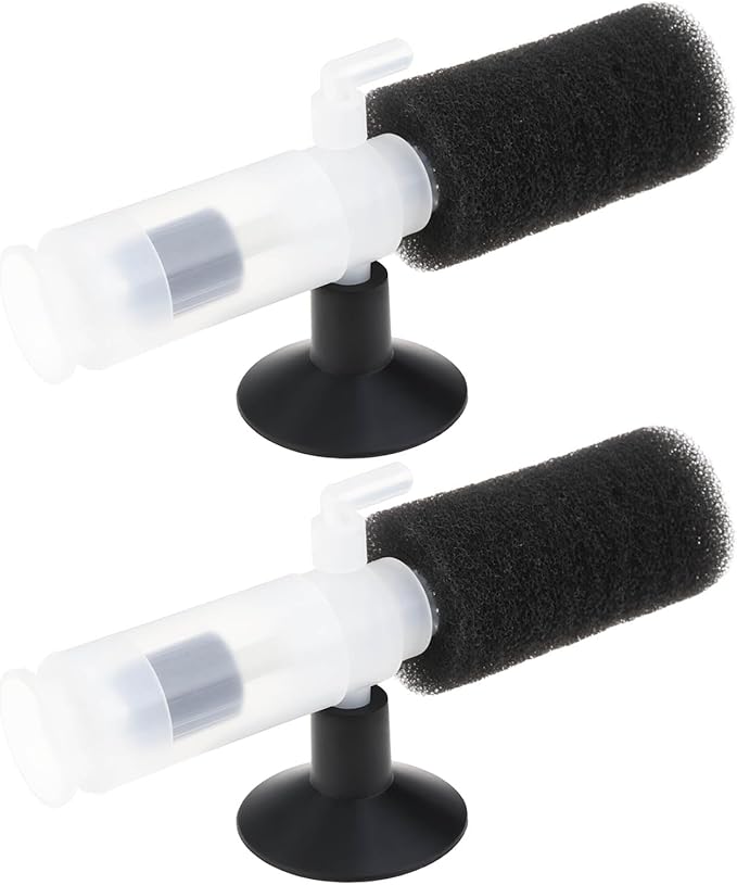 2PCS Mini Aquarium Sponge Filter Compatible with Aquarium Oxygenation Circulation Filtration