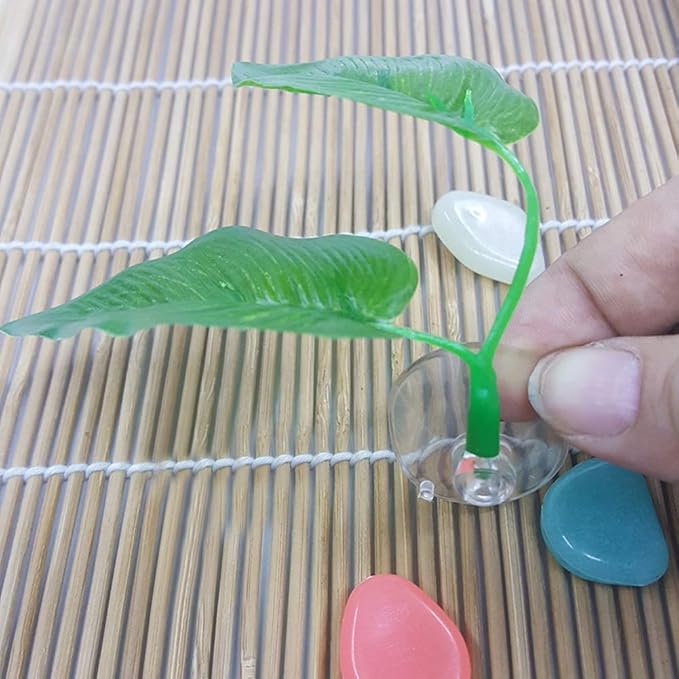Pet Supplies Animals Toys Artificial Plant Leaf Betta Hammock Fish Tank Spawning Rest Bed Aquariums Decor