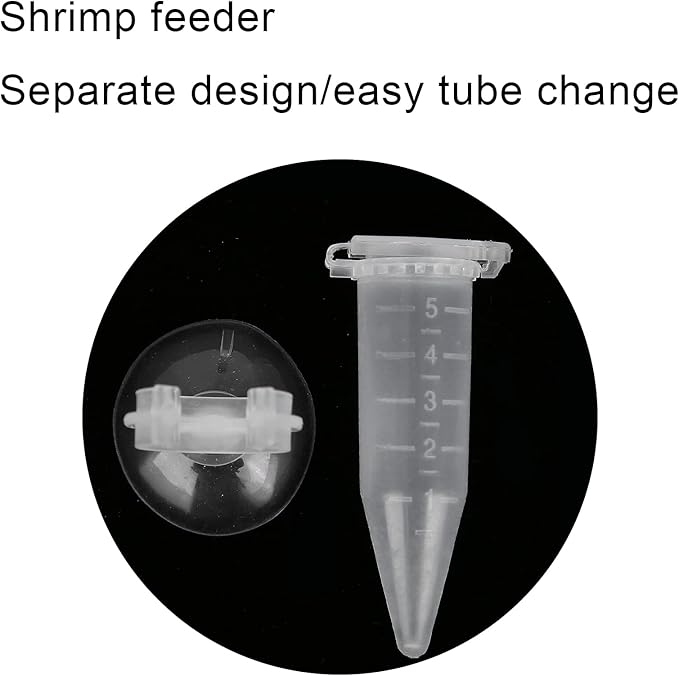 Automatic Fish Tank Feeding Cup Red Funnel Cup Brine Shrimp Eggs Fish Food Feeder Professional Accessories for Use