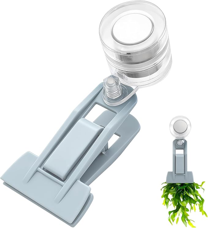 Magnetic Seaweed Feeder Clip, Automatic Fish Feeder with Algae Magnet Clip, Fish Tank Accessories for Fish and Aquatic Pets, Automatic Fish Feeder.