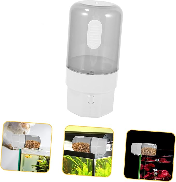 Auto Feeder Timing Automatic Fish Feeder for Aquariums Capacity Turtle Feeding Smart Design for Fish Health and Growth