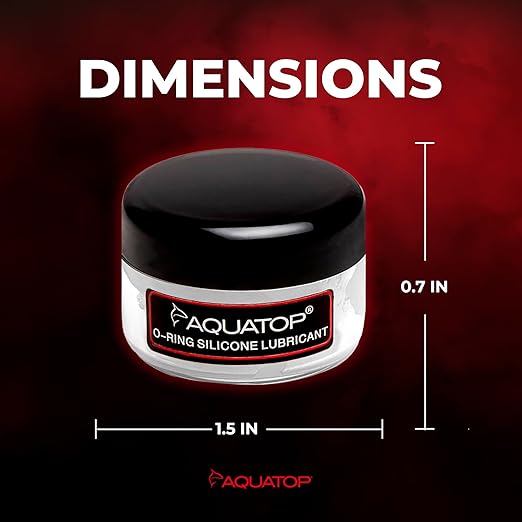 Aquatop O-Ring Silicone Lubricant – Essential for Filter Maintenance – Controls Leaks & Smooth Operation – Canister Filters & Aquarium Equipment
