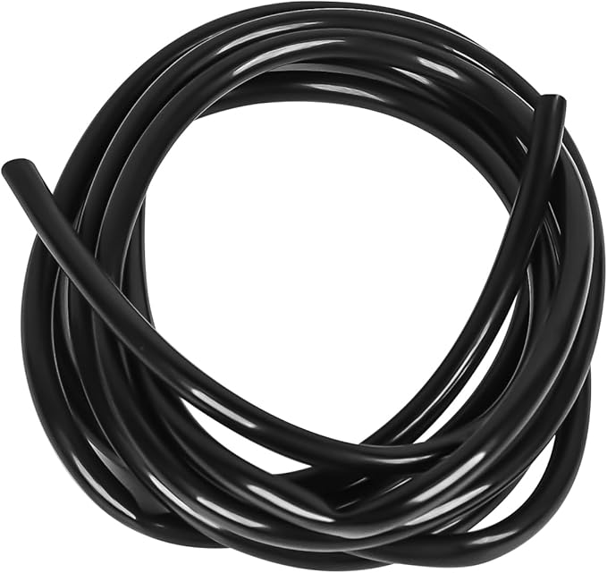 Pawfly 6.5 Feet Aquarium Air Tubing Standard 3/16" Airline Tubing for Fish Tank Air Pump Accessories PVC Hose for Aquarium Garden Terrarium Pond, Black