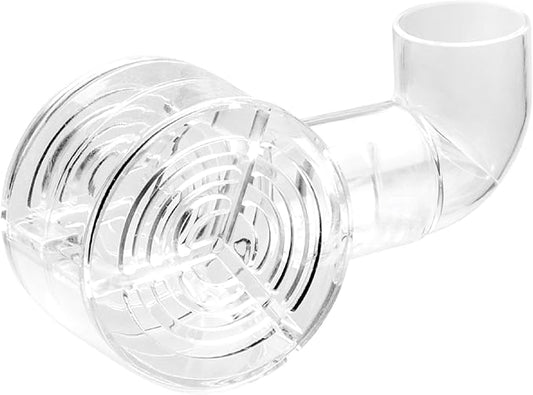 Aquario Neo Reliever - Freshwater Planted Aquarium Flow Controller for/fits Neo Flow Lily Pipes, Rimless Tank Water Flow Accessory - Large, 17mm ID for/fits 5/8"(16/22) Tubing