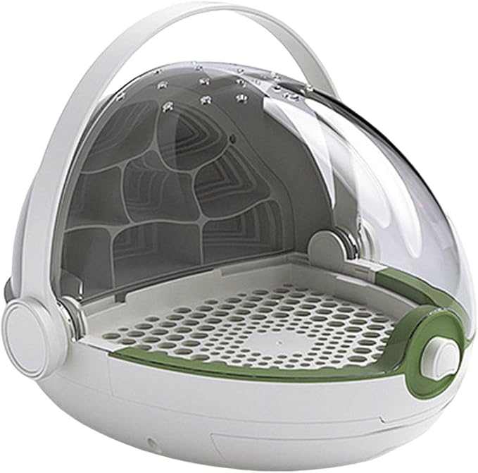 MagiDeal Portable Silkworm Transport Container Kids Outdoor Toys Reptile Feeding Box Transparent Animal Habitat Cage for Pet Spiders Frogs Scorpions