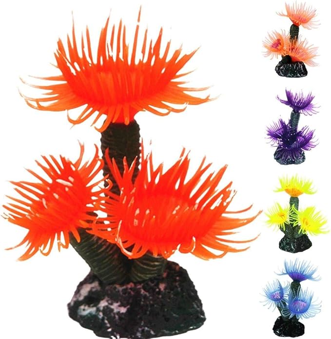 Fish Tank Artificial Coral Simulation Decoration Aquarium Landscape Ornament - BlueUseful and Professional