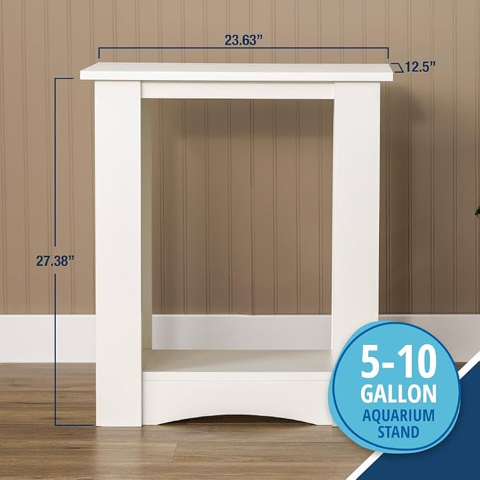 Tetra 5-10 Gallon Fish Tank Stand, Easy To Assemble in Less than 2 Minutes, No Tools Required, Water-Resistant Wood Stand For Freshwater And Saltwater Aquariums, Sturdy Stand Designed For Durability