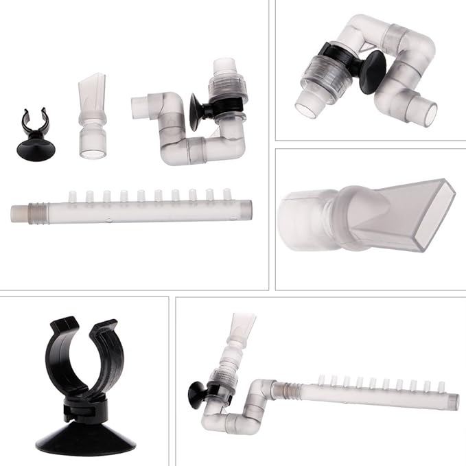 Fish Tanks Filter Tube Aquarium Outlet Outflow Tube External Canister Accessories Fits for Filter with 12mm Pipe Hose Connectors Adapter Garden Water Pipe Quick Hoses Connector Double Female