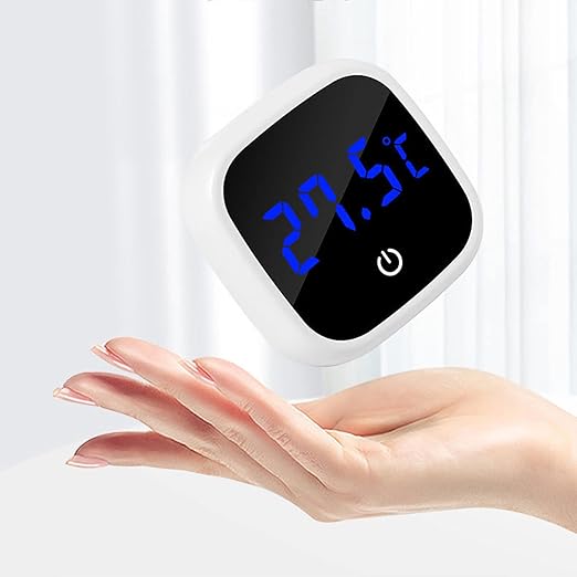 Digital Fish Aquarium Thermometer, Accurate LED Display, Wireless, External Attached