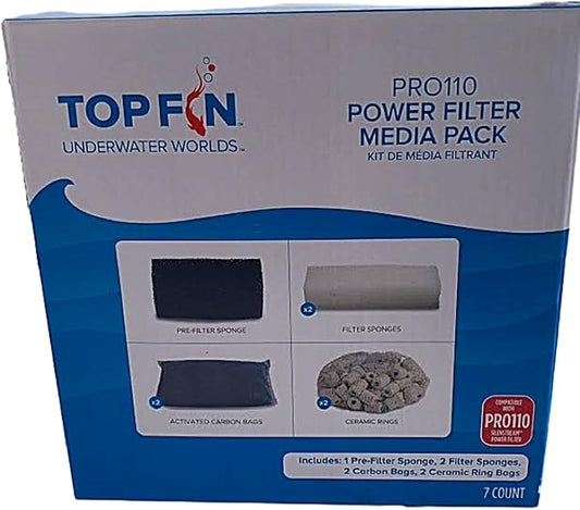 Top Fin Power Aquarium Filter Media Pack. Different Sizes to Choose from. (PRO110)