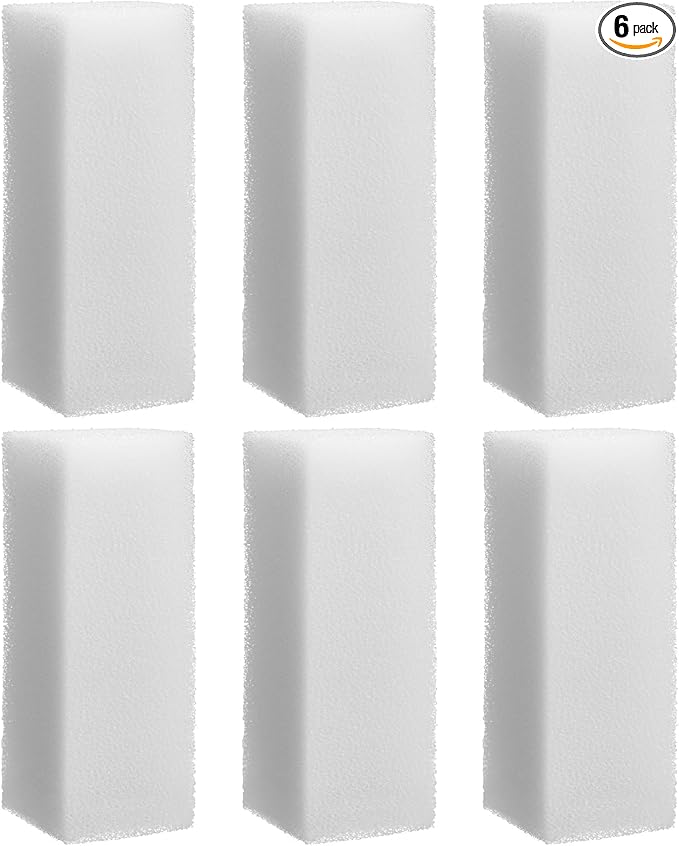 Threlaco 6 Pcs Replacement Foam Filters Compatible with Aqua-Clear 110/500 A623 Aquarium Filter Foam Insert Sponge Pads