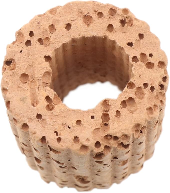 Aquarium Plant Anchor Aquarium Plant Holder Fish Tank Plant Cultivation Fixed Ring Base 25mm Aquarium Plant Ceramic Plant Pot 12PCS