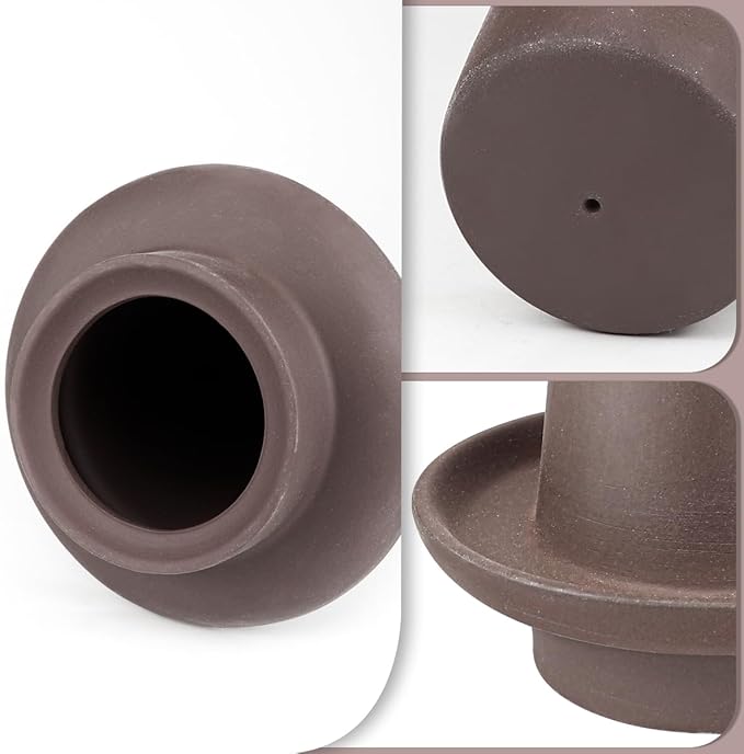 Sand Fish Breeding Cones Cave, Ceramic Spawning Breed Cone Spawning Slates Fish Tank Spawning Breed Cone for Discus Angelfish (Medium)