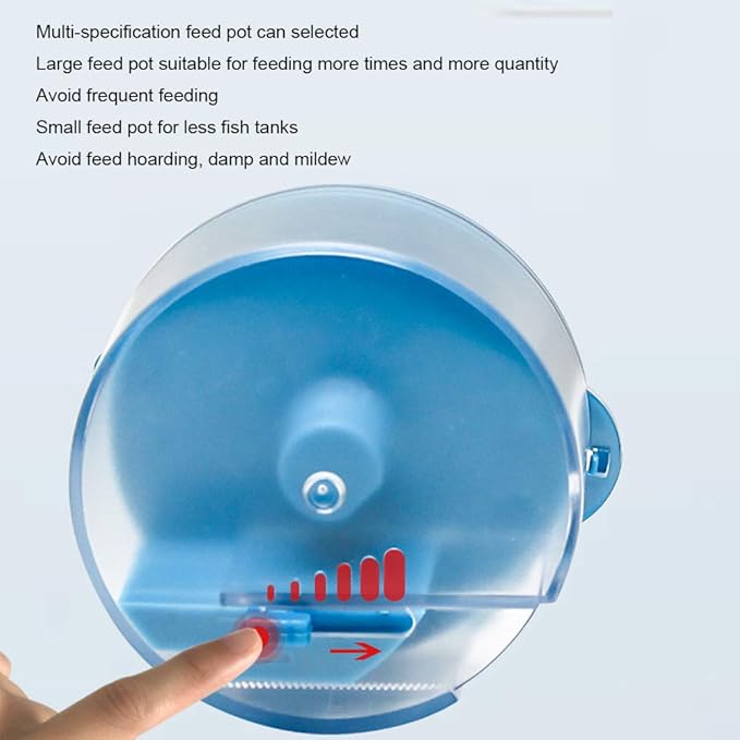 Zerodis Automatic Fish Feeder for Aquarium, Auto Fish Food Dispenser Automatic Smart Food Feeding for Small Tank Betta Koi