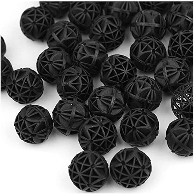 gootrades Pack of 6 Artificial Sea Anemone Coral Aquarium Fish Tank Ornament Plus Free Bio-Balls