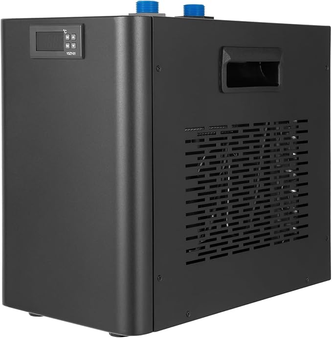 Aquarium Chiller Fish Tank Water Cooler Fit Hydroponics System Refrigeration Compressor Cold Plunge Nuvio Tub With Ice Bath Hydroponic Chillers Special Quiet Design For Weeds Jellyfish Coral Crystal