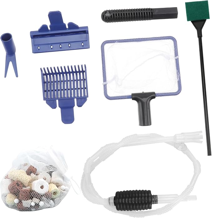 BESPORTBLE 1set Aquarium Siphon Cleaner Tool for Fish Tank Manual Water Changer Sand Cleaner Debris Kit Materials for Aquariums