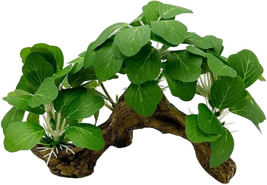 Fish Tank Decorations Aquarium Decor Ornaments Betta Silk Leaf pad Hammock Artificial Driftwood Cave Goldfish Bowl Accessories