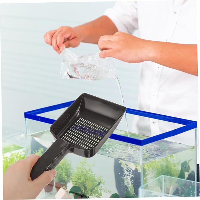 2pcs Fish Tank Sand Shovel Efficient Aquarium Gravel Tool for Home and Garden Maintenance for Freshwater Sand and Gravel Cleaning