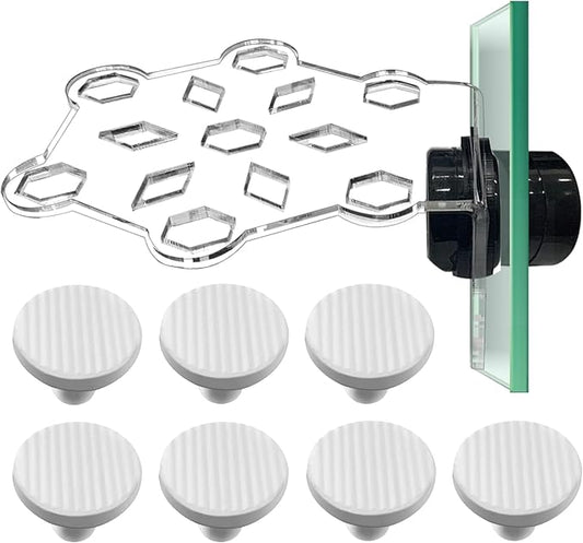 Aquarium Choice Coral Plug Holder - Magnetic Coral Frag Rack (7 Frag Plugs)