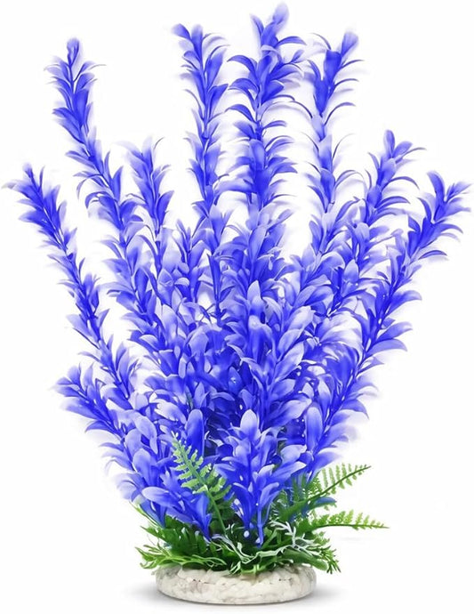 BACOPA-Like Aquarium Plant Blue/White 9 INCH