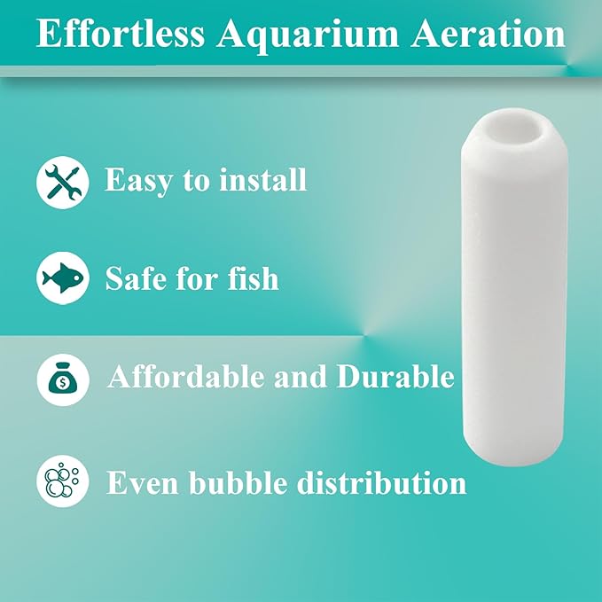 6 Pack Airstones Replacement Compatible with Biorb Aquariums