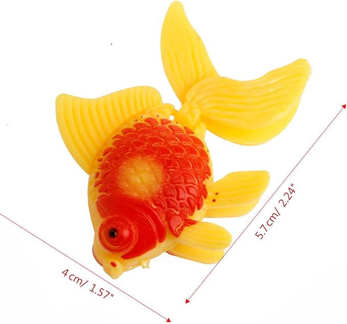 3 Pack Plastic Artificial Moving Fish Fish Ornament Small Fishes Decorations for Aquarium Fish for Tank Toxic Aquarium Heater Light Thermometers Gravel Pump Sand Decorations