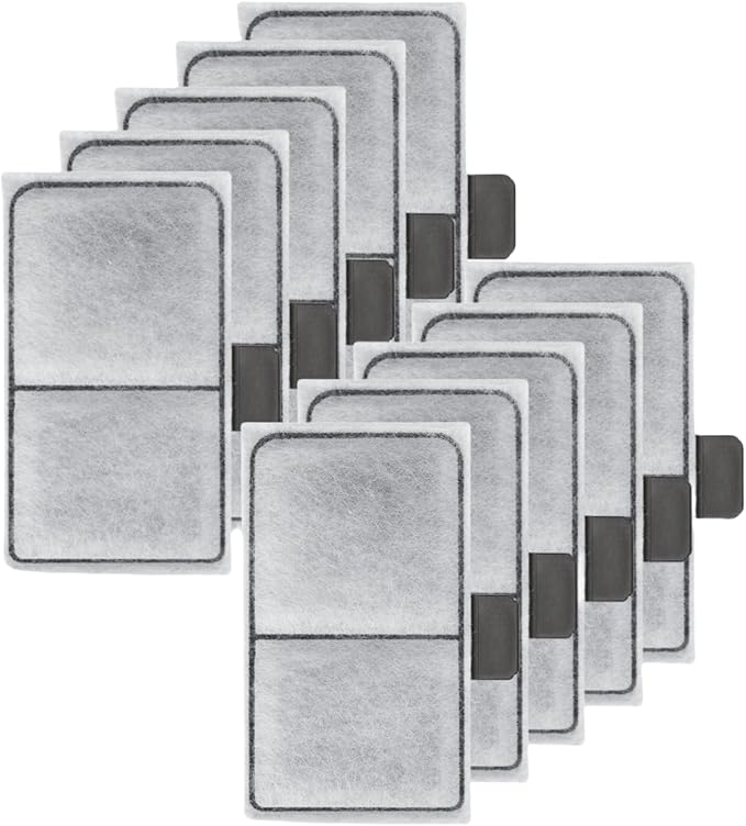 10 Pack EF-S Filter Cartridges Replacement, Aquarium Fish Tank Filter Cartridges Compatible with TOP FIN EF-S Element and BF5 BETTAFLO Filter