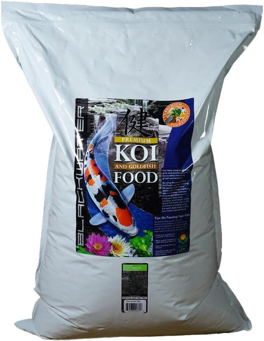 Blackwater Premium Koi and Goldfish Foods Maximum Growth Diet 20 lb. (Small Pellets - 3.2mm)