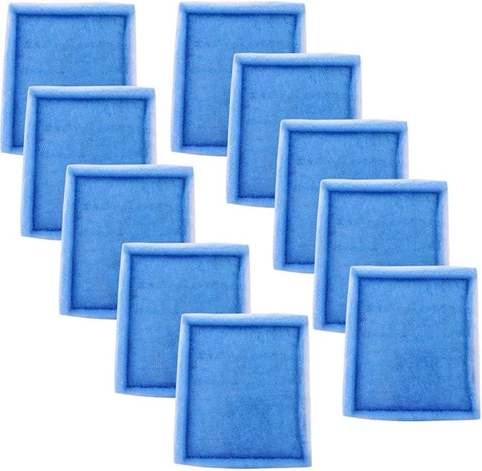 10PACK Fish Tank Filters, Aquarium Rite Size C Filter Cartridges Fit for EZ-Change #3 20-40/30-60 Gallon Fish Tank Power Filter Replacement