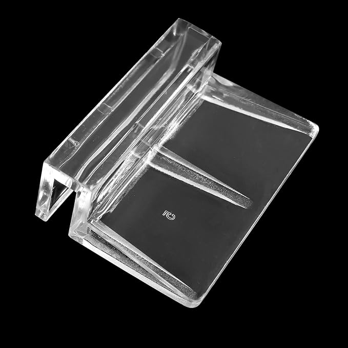 24 Pack Aquarium Lid Clips DIY Aquarium Lid Holder Clear Acrylic Fish Tank Support 5MM Aquarium Glass Holder(5MM)