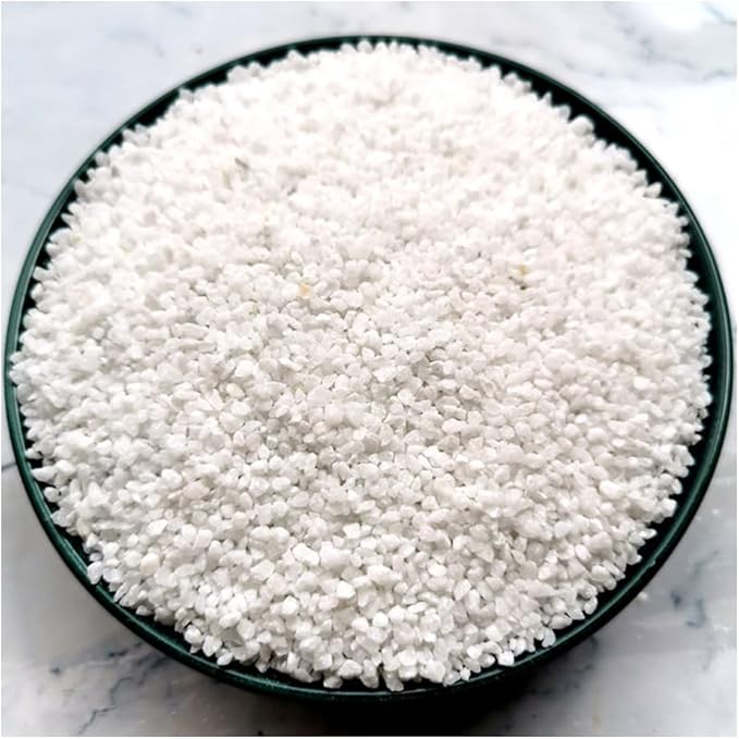 30g Crushed Stone Mini Crystal Chips Decorative Pebbles Gravel Irregular Gemstones Filling Gravel for Water Fountain Sand Landscape Fish Tank Garden (White(1-2mm))