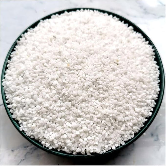 30g Crushed Stone Mini Crystal Chips Decorative Pebbles Gravel Irregular Gemstones Filling Gravel for Water Fountain Sand Landscape Fish Tank Garden (White(1-2mm))