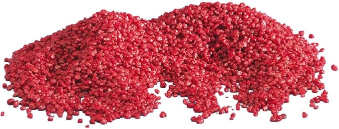 Croci Amtra Red Ceramized Quartz - Fine Quartz Aquarium Sand for Freshwater or Saltwater 2-3mm Grit 5kg Quantity