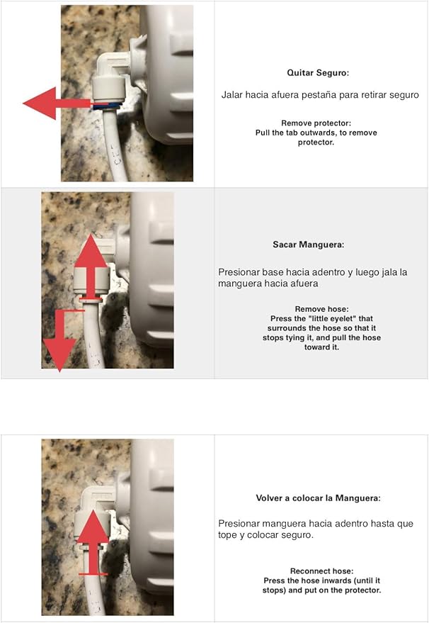 NUBE replacement filters (Carbon and mineralizer 3 pcs kit: For 6-12 months)