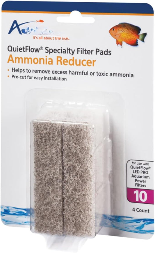 AqueonReplacement Specialty Filter Pads Ammonia Reducer, Size 10 (Pack of 3)