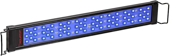 Aquatop SkyAqua Blue LED Aquarium Light - Actinic Spectrum, Fits 18-24-Inch Tanks, UL & CSA Listed, Natural Moonlight Illumination