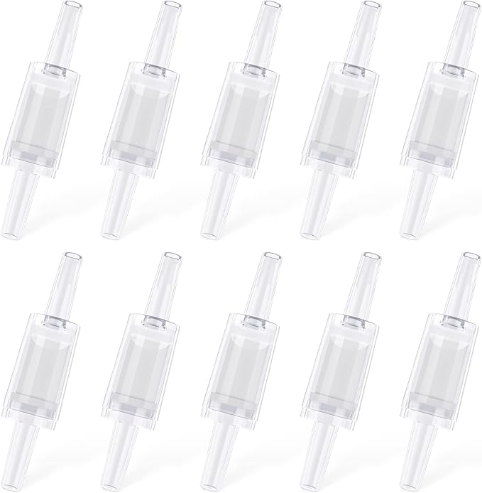 Pawfly Aquarium Check Valves Plastic One Way Non-Return Check Valve for Fish Tank
