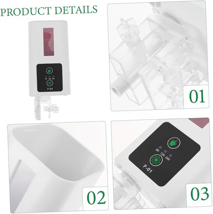 VICASKY Automatic Fish Tank Feeder with Intelligent Timer Small Electric Aquarium Feeding Tool for Turtles and Fish for Home Aquariums