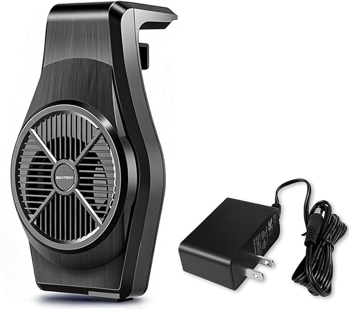UPETTOOLS Fish Tank Chillers Fan, Aquarium Cooling Fan Cold Wind Chiller for Shrimp Coral Tropical and Sea Fish Tank（7-15 Gallon）