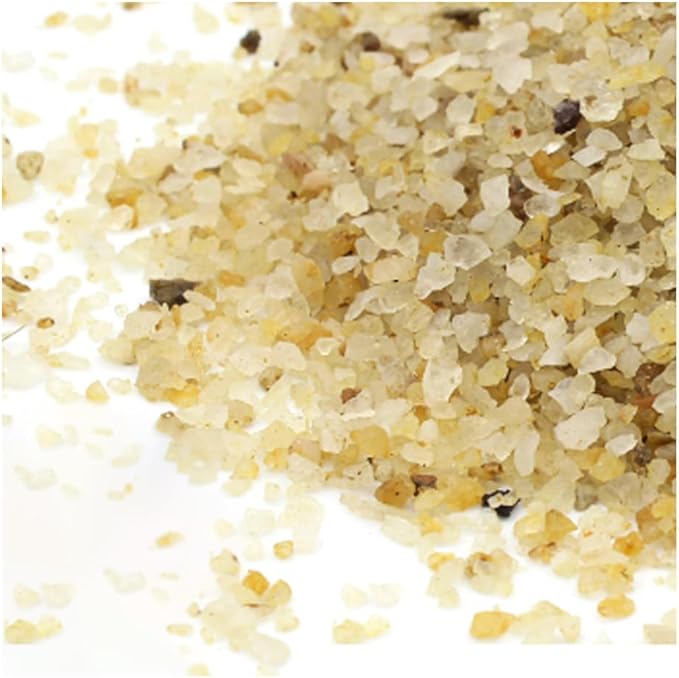 30g Crushed Stone Mini Crystal Chips Decorative Pebbles Gravel Irregular Gemstones Filling Gravel for Water Fountain Sand Landscape Fish Tank Garden (Light Yellow(3-6mm))
