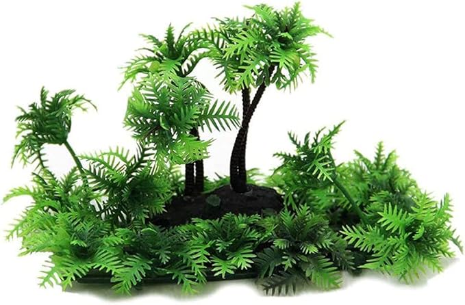 Aquarium Artificial Fish for Decorations Aquatic Underwater Green Grass Trees with