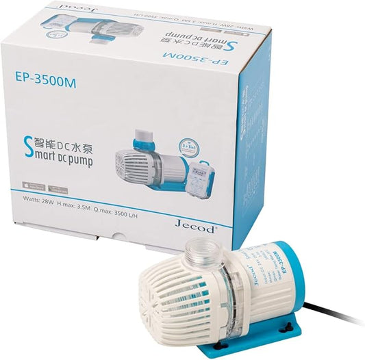 Jecod EP Smart DC Pump with LCD Display Controller for Saltwater Tank (EP-3500M, 925GPH)