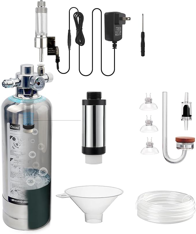 Aquarium CO2 Generator + CO2 Raw Materials A B