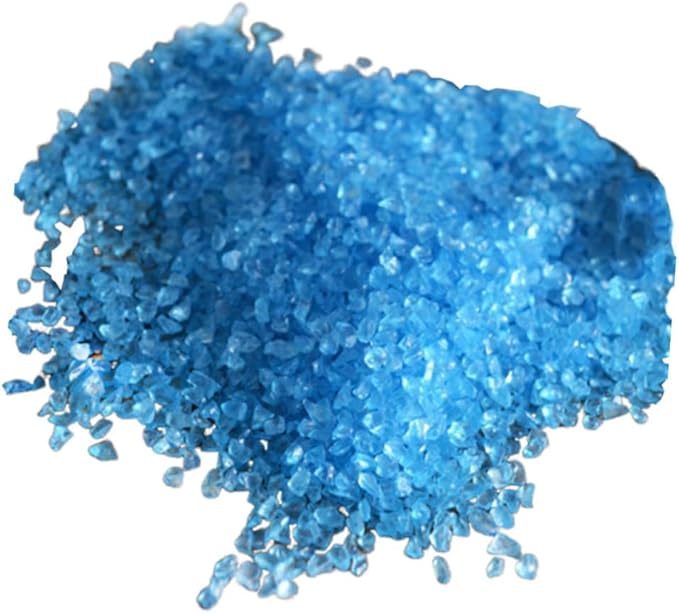 500G Light Blue Polished Decorative Stone for Fish Tank Aquarium Natural Sand Gravel for Aquascaping Terrariums and Floral Arrangements Safe and Aesthetic