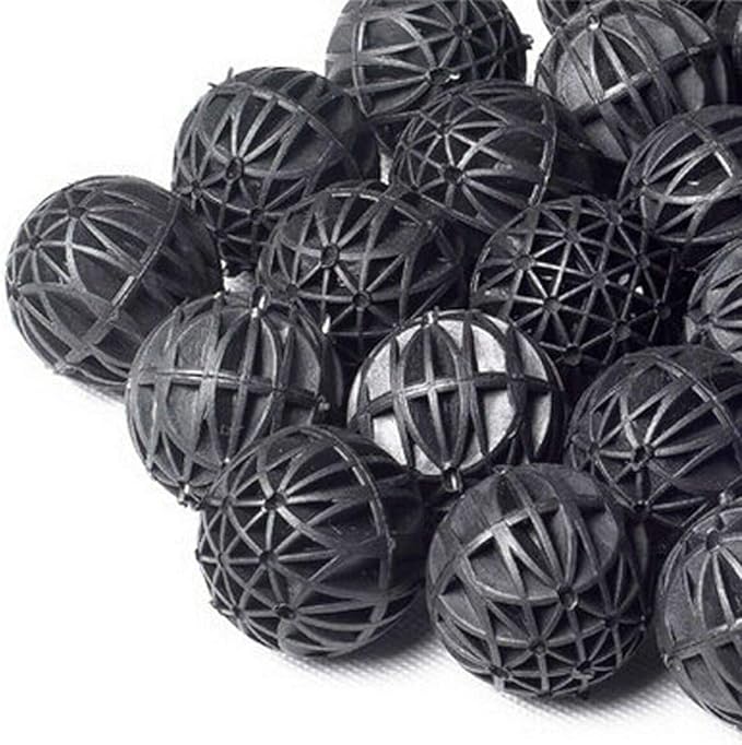 Aquacity Filter Media Replacement Kit - Activated Charcoal Pellet Carbon, Bio Ceramic Rings, Bio Balls for Aquarium Fish Pond Tank (3 Sets)